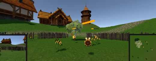 ML-Agents Bee Model screenshot
